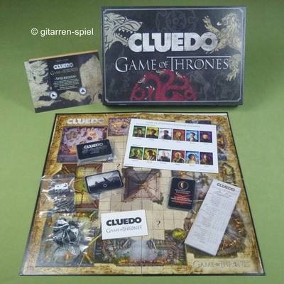 UNBESPIELT: Cluedo - Game of Thrones - Komplett 1A Zustand! Hasbro  2018 ab 18 J