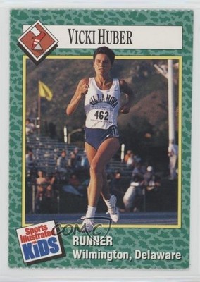 1990 Sports Illustrated for Kids Series 1 Vicki Huber #136 3c7