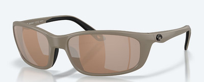 Costa Del Mar Brine II Sand Copper Silver Glass 580g POLARIZED 59 mm Sunglasses