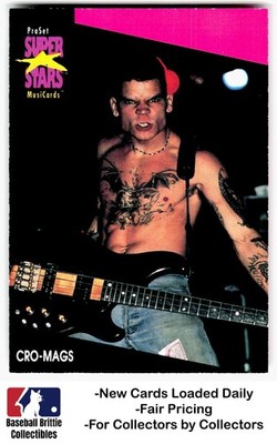 1991 Pro Set SuperStars MusiCards #158 Cro-Mags