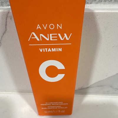 Avon Anew Vitamin C Brightening Priming Moisturizer for Face, 1.7 fl oz