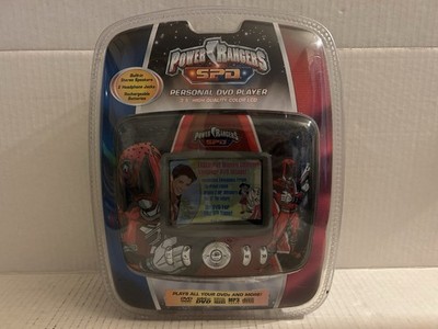 POWER RANGERS S.P.D. Personal DVD Player 3.5'' High Quality Color LCD