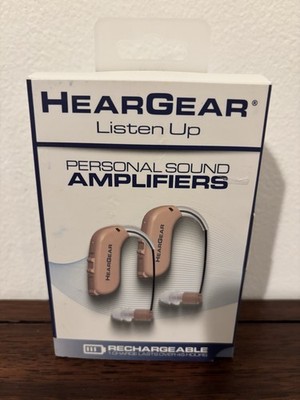 Etymotic HearGear Rechargeable Hearing Amplifiers New Factory Sealed Free Ship