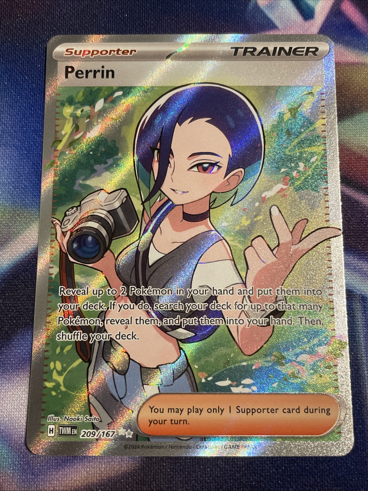 Pokemon TCG Perrin 209/167 Ultra Rare Twilight Masquerade NM/M