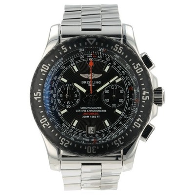 Breitling Skyracer Raven Black Dial Stainless Steel 44mm Automatic Men s A27364