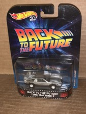 2017 Hot Wheels Real Riders Back To The Future Time Machine 2 Delorean