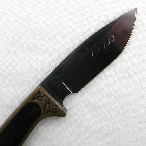 BROWNING USA 1980er Limited Edition ELK Skinner Messer SN 0142/3000, orig Scheide - Bild 4 von 10