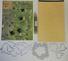 Hero Arts My Monthly Hero January 2021 Bee Themed Stamp Die Kit New