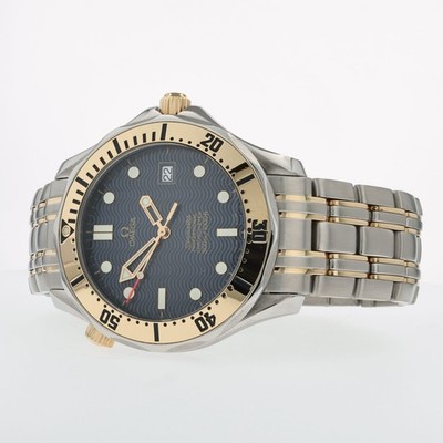 Omega Seamaster Blue Dial 18k Yellow Gold & Stainless Steel Automatic 2332.80.00