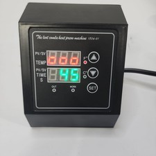 Heat Press Machine Digital Control Box Temperature Timer 1400W 110V Replace