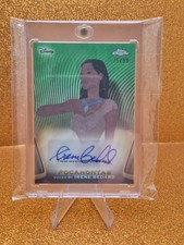 Irene Bedard Pocahontas 2025 Topps Chrome Disney Auto Green /99 AA-IB