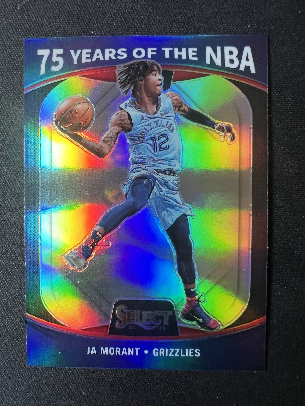 2021-22 Panini Select - 75 Years of the Nba Ja Morant #54