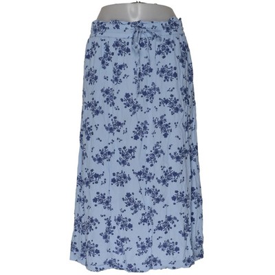 Hampton Republic, Rock, Größe: M, Blau, Viskose, Blumen, Damen #a6K