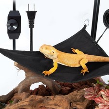REPTI ZOO Reptile Heating Hammock, Reptile Hammock and Reptile Heating Pad wi...