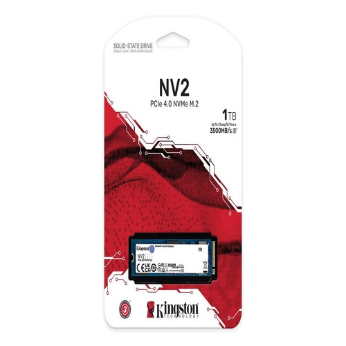 Kingston NV2 SSD 1TB M.2 4.0 Nvme 2280 Pcie Gen 4 Disque Notebook Bureau PS5 - Photo 2/4