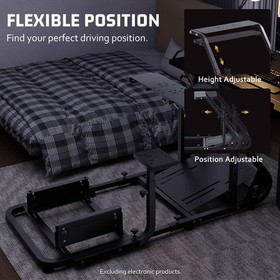 Hottoby Racing Simulator Cockpit Adjustable Wheel Stand Fits Logitech G920 G923