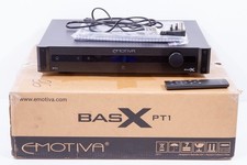 Emotiva BasX PT1 pre amplifier with DAC and tuner, remote, manual, original box