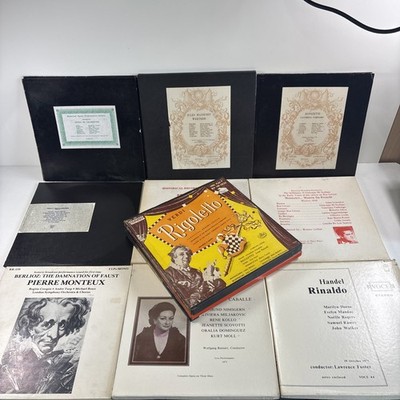 Verdi Massenet Puccini  12 xVinyl LP Box Sets Classic Edition Job Lot