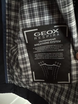 Geox respira schwarze Herrenjacke Größe 50