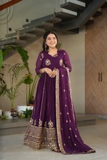 Women  s Faux Blooming Gown Fancy Navratri Garba Night Indian Traditional Wear