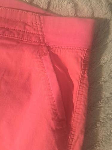 Lee Relaxed Fit Capri Pants Womens Hot Pink* Elastic Waist*Pockets*SZ.18W - Picture 7 of 10