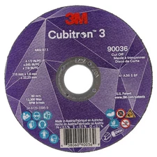 Abrasive Cut-Off Wheel, Type 1, 4 1/2 in Dia, 0.045 in Thick, 7/8 in Arbor Hole