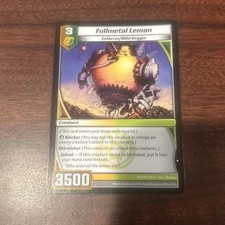 Kaijudo X1 FULLMETAL LEMON Common #81/110 7CLA Clash of the Duel Masters - 2013