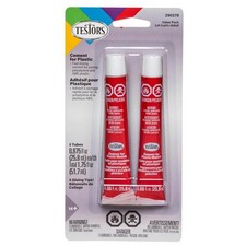 Testors Plastic Model Cement Tube 7/8 oz 2 Pack 290278