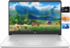  NEW HP 14" HD Laptop, AMD 2-Core CPU, 8GB RAM, 128GB 64 64SD , MS365, Win 11