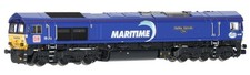 RT-N66-MT-ONE Revolution Trains N Gauge Class 66 66005 Maritime Intermodal One