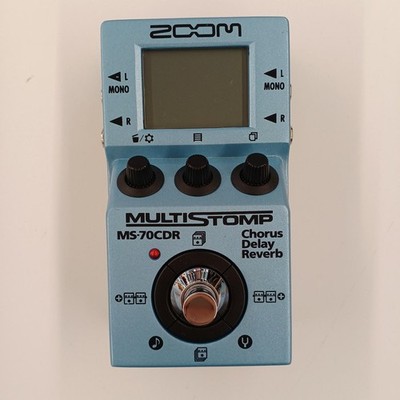 Zoom MS-70CDR MultiStomp Gitarren-Effekt-Pedal Chorus Delay Reverb 86 Effekte