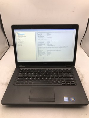 DELL LATITUDE E5450 - BOOTS TO BIOS/LOCKED - INTEL I3 5010U - NO RAM - READ - BB
