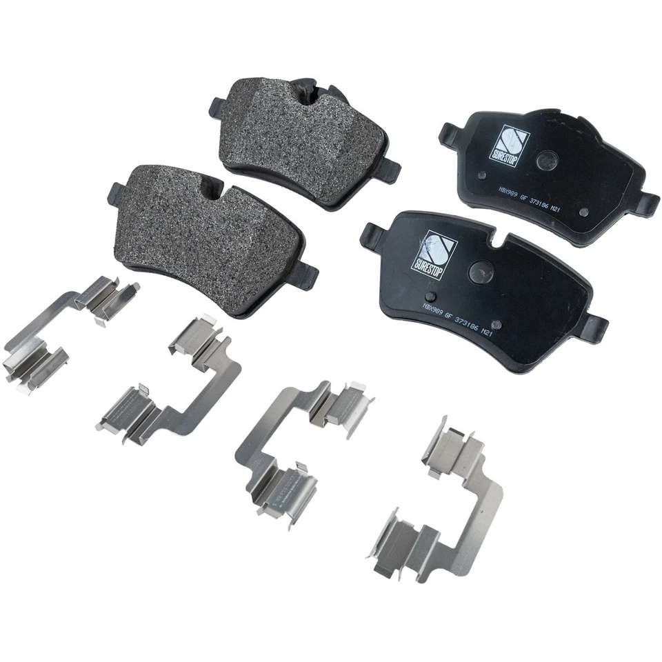 Juego de pastillas de freno delanteras y traseras de cerámica para Mini Cooper Countryman 2011-2016 tracción delantera Foto 3 de 4