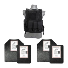 Tactical Scorpion Bearcat Vest w/ 4 Piece Level III+ AR500 RF2 Body Armor Plates