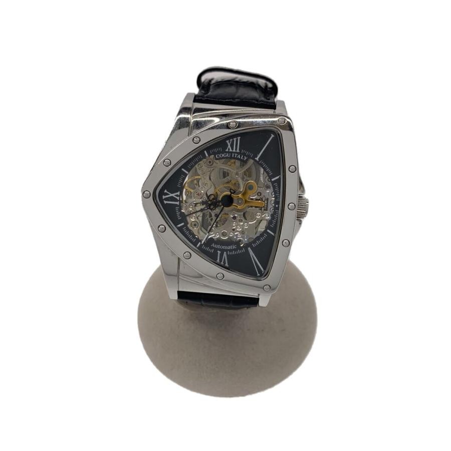 COGU ITALY コグ 自動巻き腕時計 A3439 COGU ITALY 腕時計 コジモグッチ スケルトン 自動巻き レア