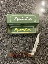 Remington Camillus Stockman Knife Serrated Blade 1990's USA R-8 11511-MX
