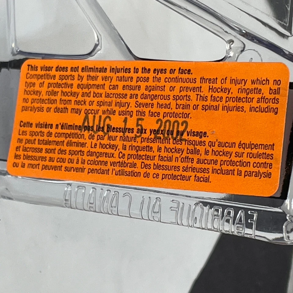 Itech Concept II JR Hockey Half Shield Youth 10 & Under Full Face Protection NOB - Image 3 of 4