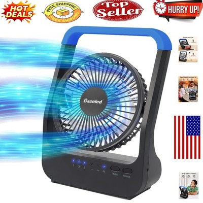 D-Cell Battery Powered Fan with 3 Speed Settings for All Outdoor Adventures