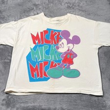 Vintage 90s Mickey Unlimited Disney T-Shirt Womens One Size Fits All Graphic