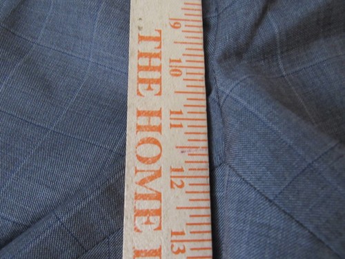 Hickey Freeman Collection Gray Plaid 2 Btn Wool Flat Front Pant Suit Size 46R - Picture 20 of 21