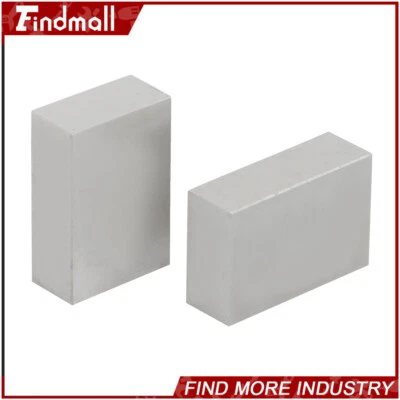 Findmall 2PCS ULTRA PRECISION 1-2-3 BLOCKS NO HOLES .0001" MACHINIST 123 JIG