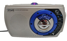GPX A390 Weather Alert Radio NOAA STORM ALERTS Siren Flashing Light AM FM WORKS 