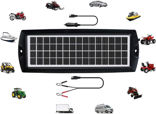 Mantenedor Del Cargador De Bateria Solar 5 W Y 12 V Impermeable Para Coche NEW - Picture 6 of 12