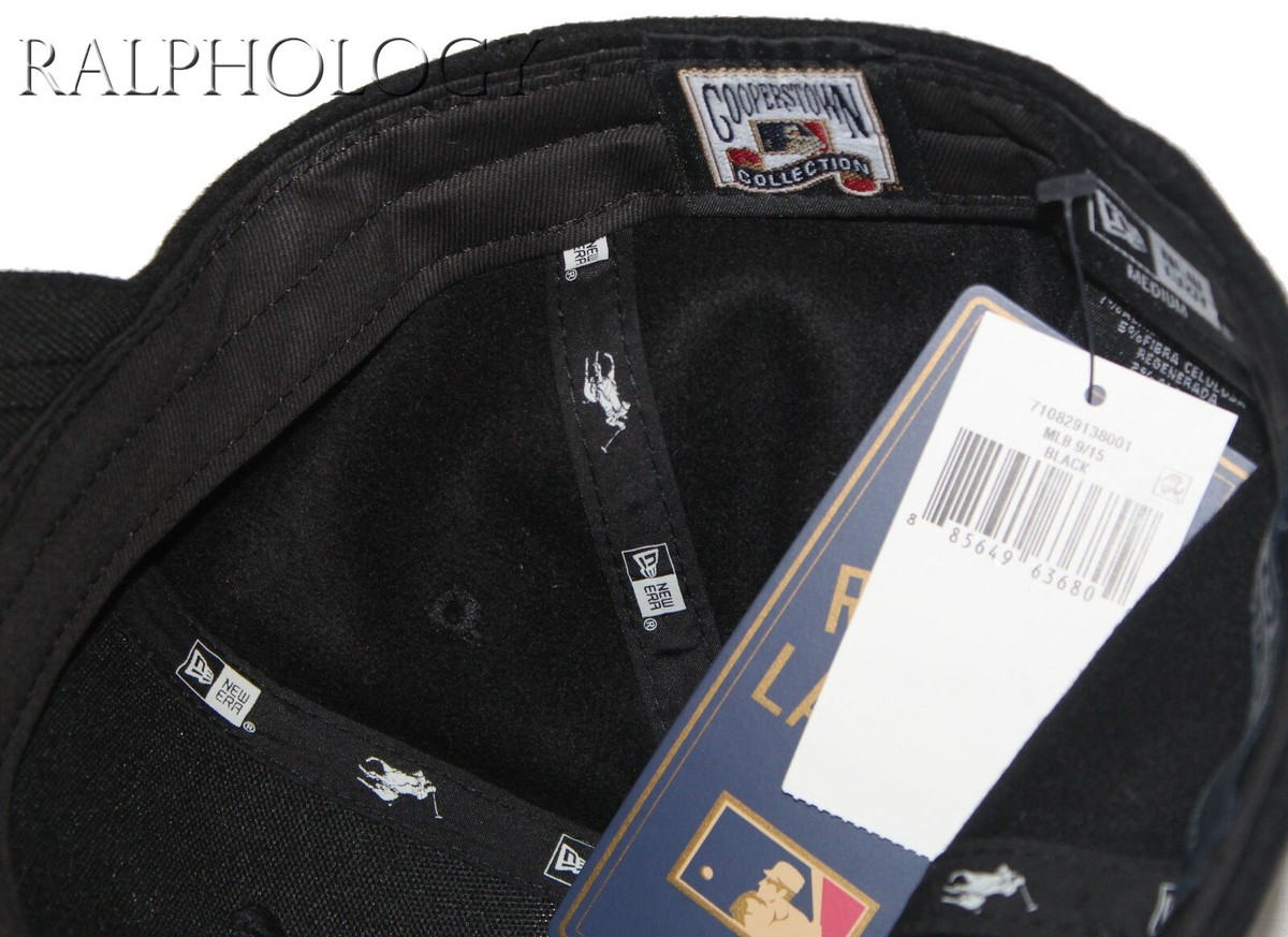 Polo Ralph Lauren Yankees Dodgers Red Sox New Era Leather Black