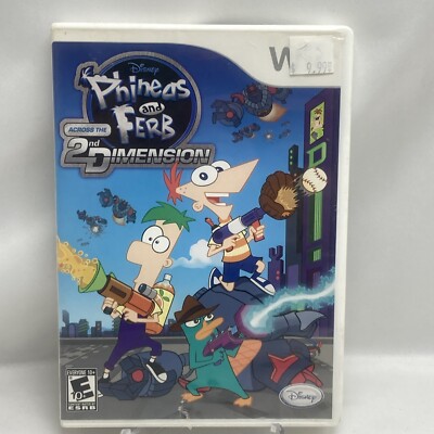 Phineas and Ferb: Across the 2nd Dimension - Nintendo Wii - No