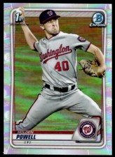 2020 BOWMAN CHROME REFRACTOR Holden Powell Washington Nationals #BD-120 R2