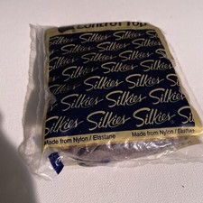 Silkies 1 Pair Women's Pantyhose Control Top Misty Gray 46-48 X-Tall USA