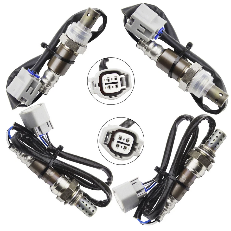 For 2006-2008 Jaguar S-Type 3.0L V6,4.2L V8 4PCS Oxygen O2 Sensor Upper & Undder - Image 2 of 4