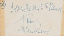 Jimi Hendrix 8/18/68 Signed Business Card W/ 2 Ticket Stubs Autograph W/ PSA COA