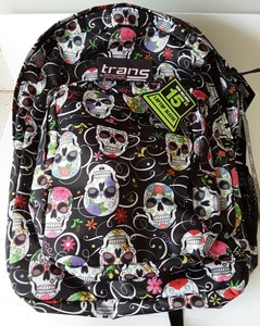 jansport sugar skull backpack